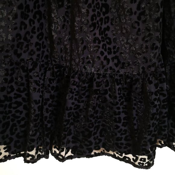 LOFT Black Leopard Print Dress - Picture 4 of 7